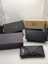 7× Original Brillenetuis leer