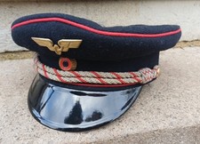 DR B + V Schirmmütze eines Eisenbahners von 1951 bis 57, Größe: 56
