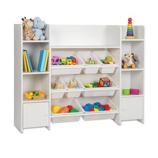 Kinderregal buchregal Kinder Spielzeug Regal Kinderzimmer Spielzeugregal Boxen