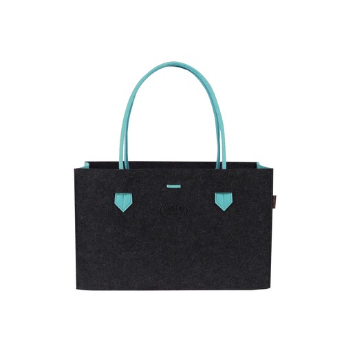 Filztasche korb shopper - filztasche,