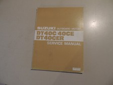  Service manual  Suzuki Außenborder DT 40 C CE CER Werkstatthandbuch 1985