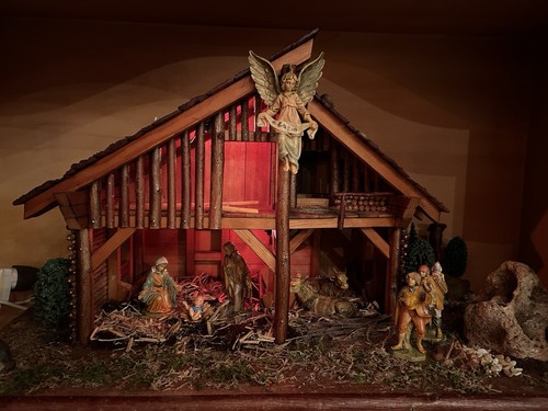 Weihnachtskrippe 1995 mit - weihnachtskrippe, ~1995
