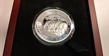 Somalia: Silbermünze 1oz "Elefant 2013" High Relief