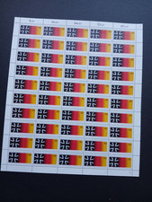 BRD 1985 Minr 1266 Bogen Hoheitszeichen der Bundeswehr Postfrisch Ungefaltet Fn