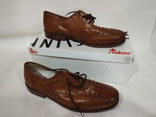 Rieker, Herrenschuhe, Sommer, Gr. 9 1/2, Schnürer, Braun, Echt Leder, Neu