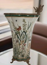 Vase Porzellan Bronze