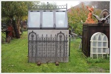 Antiker Schmiedeeisen Zaun "Kastanienhof" gut 6 lfdm.