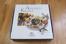 Hutschenreuther Adventskranz Porzellan mit Originalverpackung Weihnachten Advent