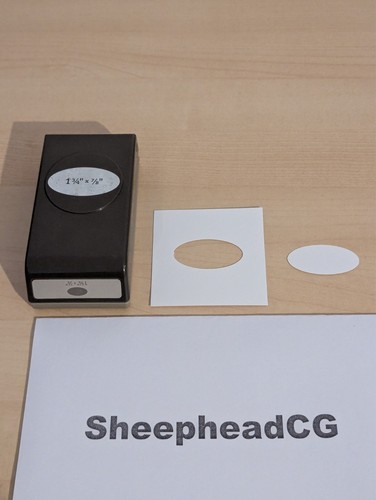 Stampin ovaler locher 1 - up!,