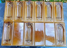 6 Stk alte Ofenkacheln Meißner Material