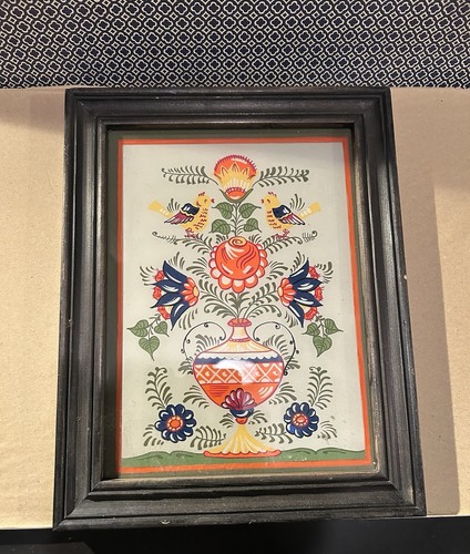 Vintage wandbild blumen - vintage,