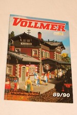 Vollmer Katalog HO, N u. Z  Modellbahn Zubehör 1989/1990 inkl. Preisliste