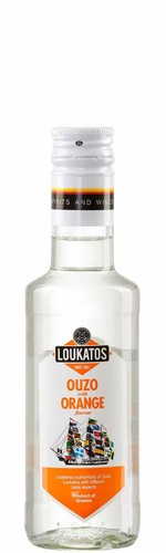 Ouzo mit orange - ouzo,