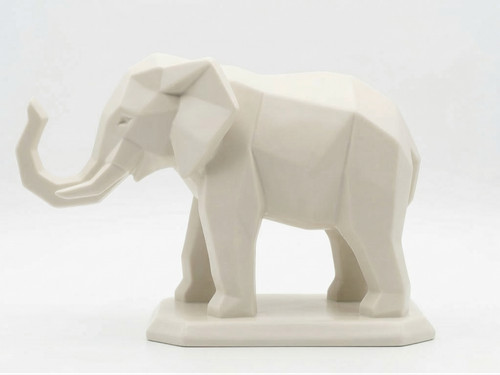 Niedrigpoly elefant figur deko - figur,
