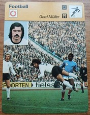 Editions Rencontre Lausanne 1977/Fußball Sammelkarte Bayern München Gerd Müller