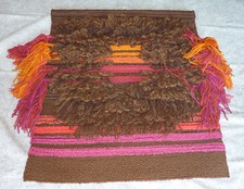 Wandteppich Designer Ewald Kröner POP ART 1970er Jahre Design Handarbeit