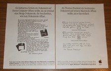 Seltene Werbung APPLE Computer - So wunderbar einfach & intuitiv 1992