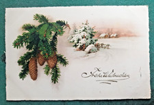 Antike Weihnachtskarte