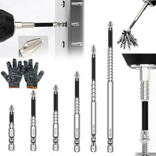 6 Stück Hochmagnetischer Schraubendreher-Bit-Satz Anti-Rutsch Elektrobohrer