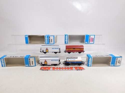 Märklin 4x güterwagen - h0,