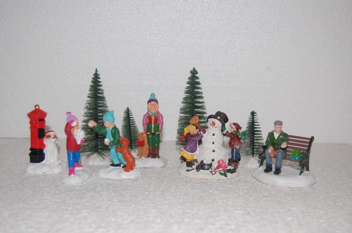 Figuren set winterdorf - -,