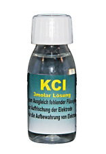 KCL Lösung  für Elektroden pH u Redox 100 ml Flasche 3molar Lagerungslösung