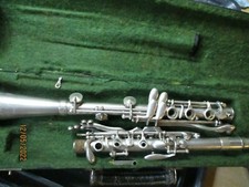 "PAM AMERICAN"- BRILLIANTE-ELKHART -METALLKLARINETTE IN B -DREITEILIG-VERSILBERT