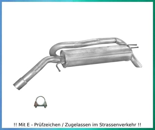 Endschalldämpfer für fiat - für,