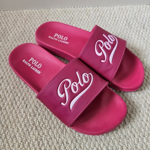 Polo ralph lauren pink slides - polo,