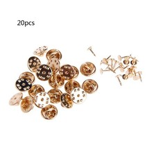 20Pcs/pack DIY Brooch Round