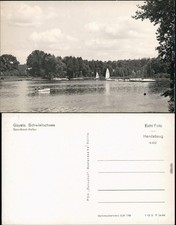 Ansichtskarte Goyatz-Schwielochsee Sportboot-Hafen 1964