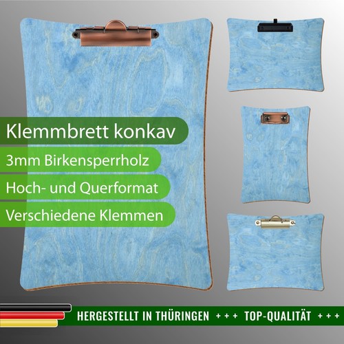 Bütic holz klemmbrett konkav - bütic,