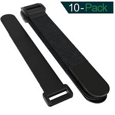 10x Klettkabelbinder mit Kunststofföse 20x150mm Klettband wiederverwendbar