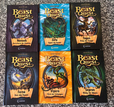 6 STÜCK BEAST QUEST FOLGEN LOEWE  1 2 4 5 7 10 KONVOLUT  SAMMLUNG TOP ZUSTAND