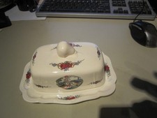 Sarreguemines Obernai France: Butterdose, zweiteilig