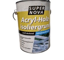 Holz Isoliergrund Weiß Sperrgrund Grundierung Holz  Absperrgrund BEULE 2,5L