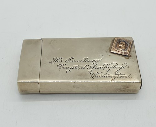 Vergoldet 900 silber umschlag - silber,