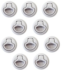 10x weiß Pull Lock Schloss