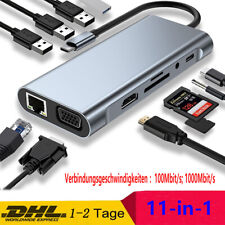 11-in-1 USB Typ C Hub Docking