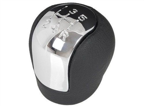 Schaltknauf chrom schwarz - chrom, für