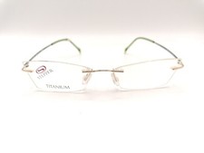 Original Stepper Titanium Brille SI-3274 F106 randlos neu eckig leicht 51/15 135