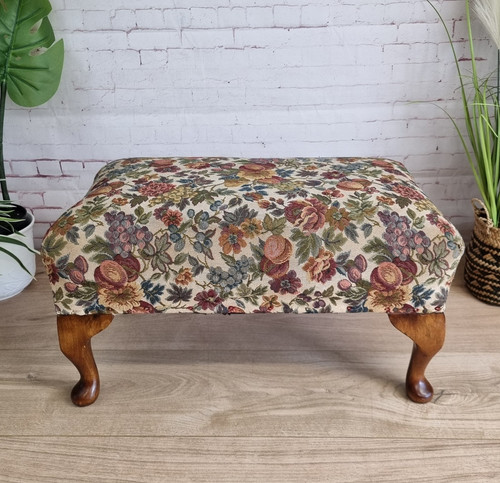 Antik stil fußhocker blumen - stil, &