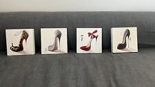 High Heel Bilder von Inna Panasenko, 4 Stück, aus Holz, 