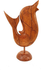 Deko Delphine aus Holz Delphin Dekofiguren Holzfiguren