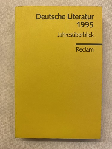 Deutsche literatur 1995 - deutsche,