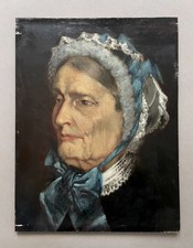 Frauenportrait mit blauem