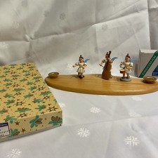 Erzgebirge Blank 3 Kurzrockengel Farbig Und Wolke Mittelgroß 