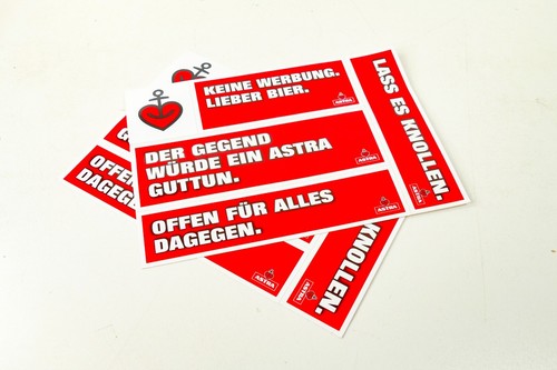 Astra bier beer - beer, aufkleber