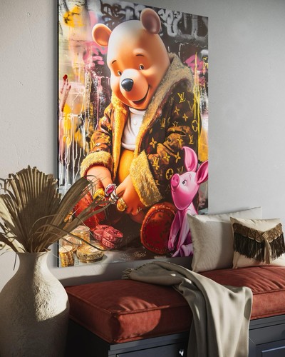 Leinwand bild winnie - leinwand,