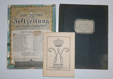1809 1909 festzeitung zur - 1909-,